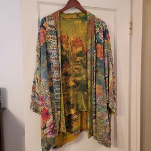 Breathtaking Johnny Was Fully Reversible Kimono